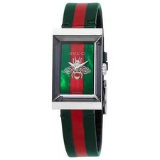 Gucci G-Frame YA147408 Multicolor Dial Stainless Steel Case Women's Watch