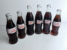 Lot of Vintage 90s Diet Coke - Coca Cola Glass Bottles - Ideal Props Etc.