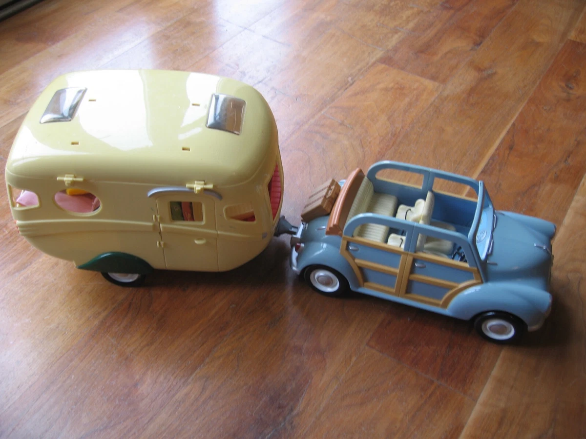 Sylvanian Families Caravan with Accessories Car Towbar Child