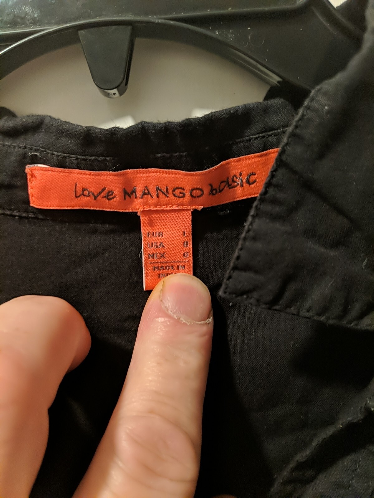 Mango Love Basic Women's Button down Safari shirt… - image 3