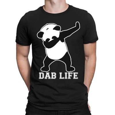 Panda Life Dabbing Dance Dab Cute Funny Humor Mens Womens T-Shirts Tee Top #DJV