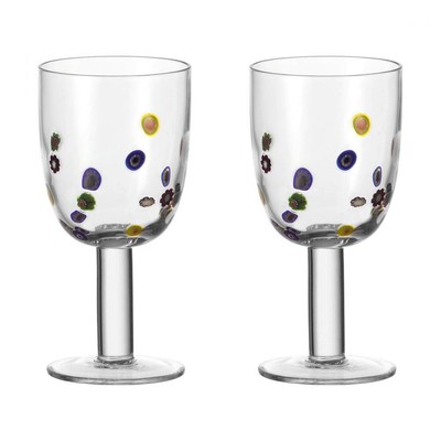 Leonardo Millefiori Rotwein 2er Set Rotweinglas Weinglas Glas 500 ml 86427