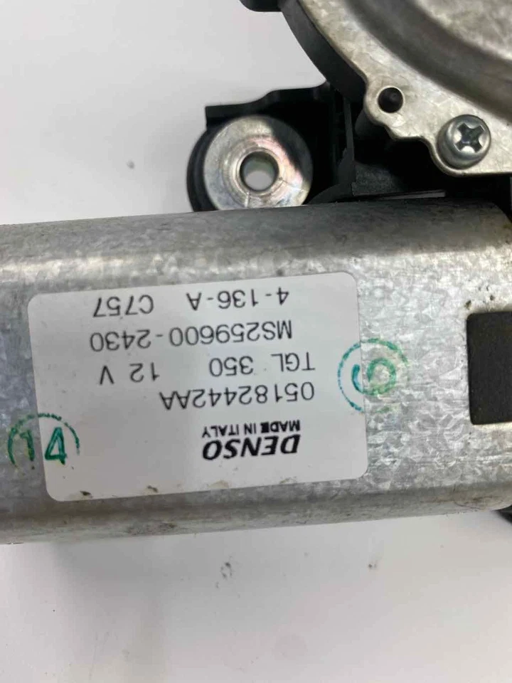 Used Back Glass Wiper Motor fits: 2015 Fiat 500 2 Dr Grade A Foto 2 de 4