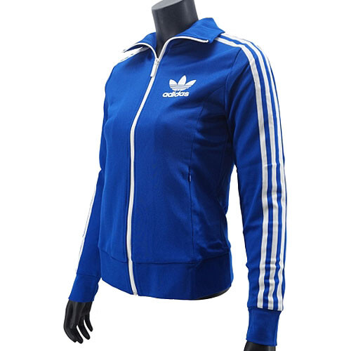 adidas Originals M30448 Women's Europa Track Top Bold Blue