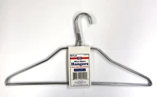New 6 PCS Silver Color Metal Wire Clothes Garment Shirt Hangers 16" 13G