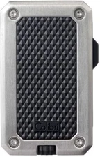 Colibri Rally Single Jet Flame Cigar Lighter - Silver and Black - New