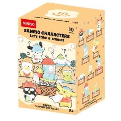 Miniso x Sanrio Characters Let's Take a Sauna! Blind Box Confirmed Figures