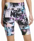 Calvin Klein Bike Shorts Performance High Waist w/ Pocket Multi Small 9” Women’s
