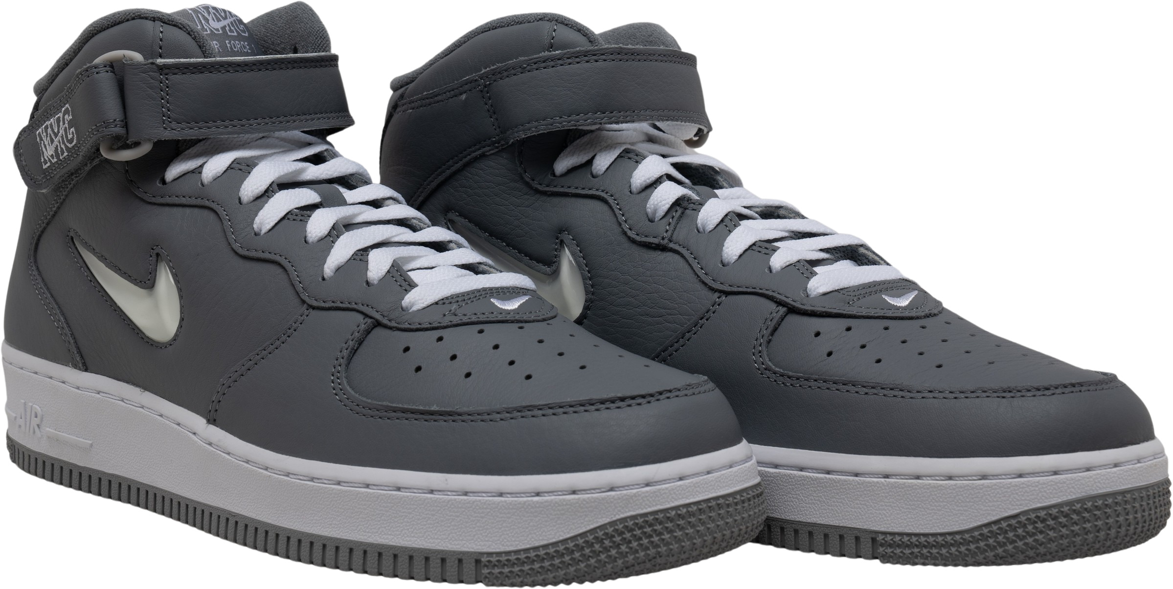 Nike Air Force 1 Mid Jewel QS NYC - Cool Gray 2021