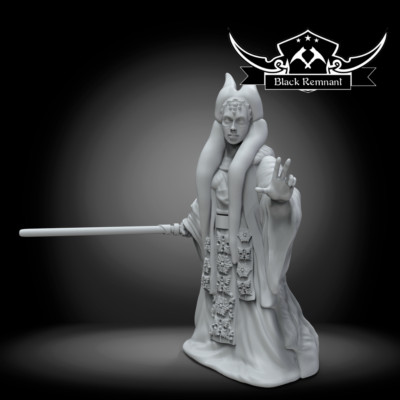 Shaak Ti [Jedi] - Star Wars Legion Scale - 3D Print Resin (inkl. Sockel)