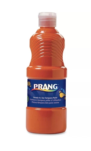 Prang Ready-to-use Liquid Tempera Paints - 16 Fl Oz - 1each - Orange (21602_40)