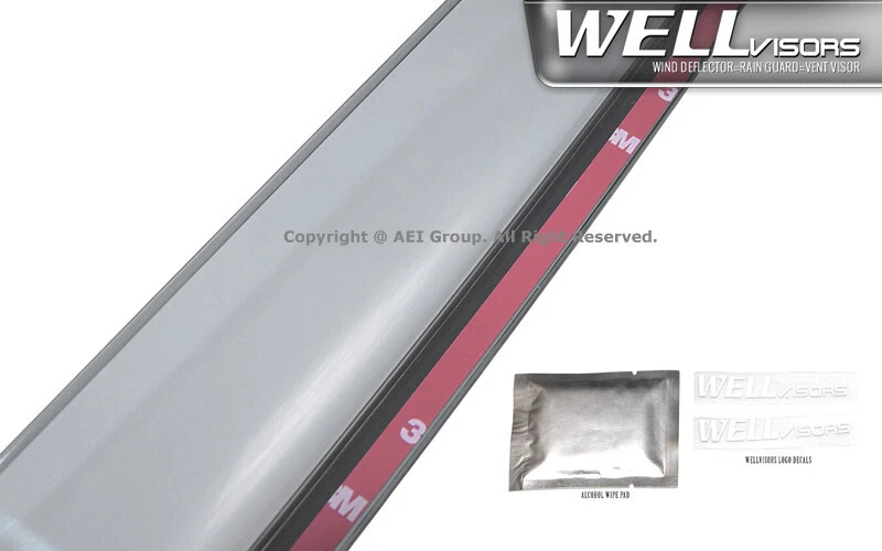 Viseras WELL para Mazda 3 Sedán 2010-2013 Viseras de ventana lateral Deflectores de viento Foto 4 de 4