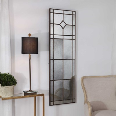 pane bronze mirror window
