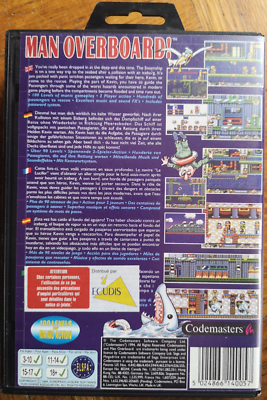 Man Overboard Sur SEGA Megadrive (Mega Drive) - PAL - Bon état - Sans Notice