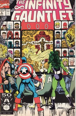 1991 MARVEL THE INFINITY GAUNTLET #2 1ST APPEARANCE OF EPOCH THANOS AVENGERS