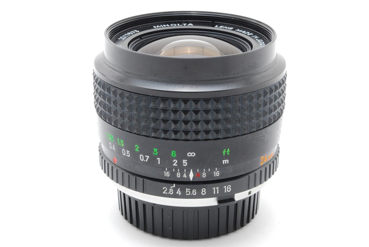 Near MINT] Minolta New MC W.Rokkor-SI 24mm F2.8 Wide Angle