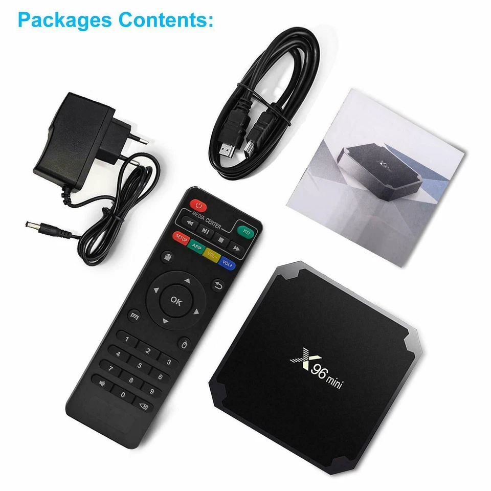 X96mini Smart Android 7.1 TV Box S905W Quad Core H.265 2GB/16GB WiFi Media C3 - Bild 4 von 4