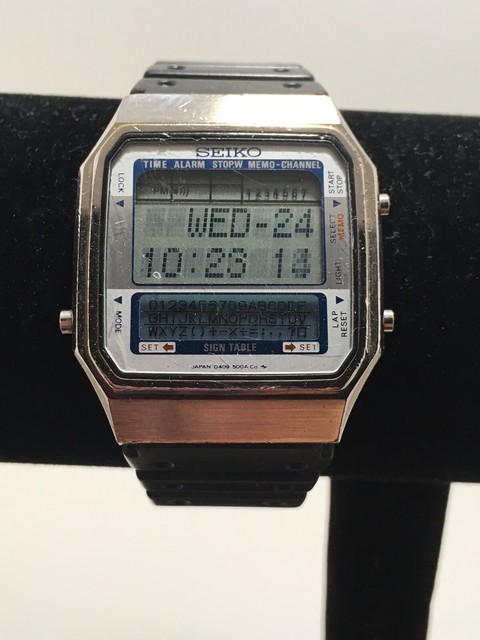 seiko silver wave digital
