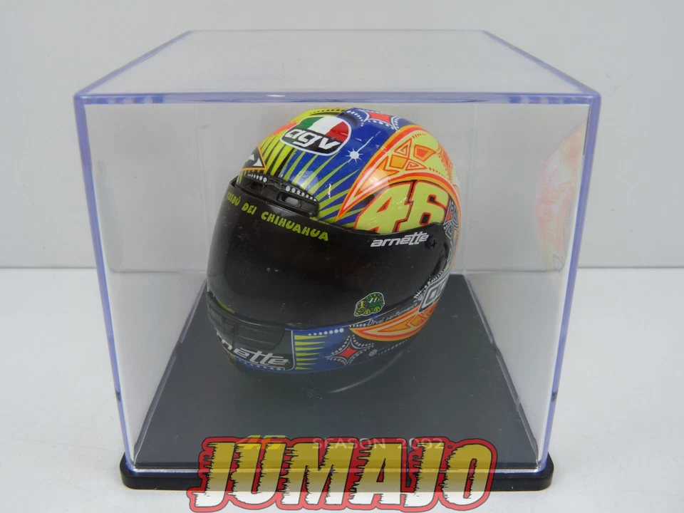 CMR39 CASQUES MOTO HELMET GP 1/5 VALENTINO ROSSI : 2002 Season - Photo 3/4