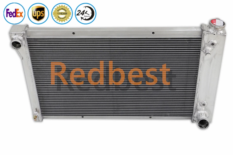 4 ряда алюминиевых радиаторов для 1967-1972 Chevrolet K10 K20 пикап основание 4,8 л 5,3 л - Изображение 2 из 4