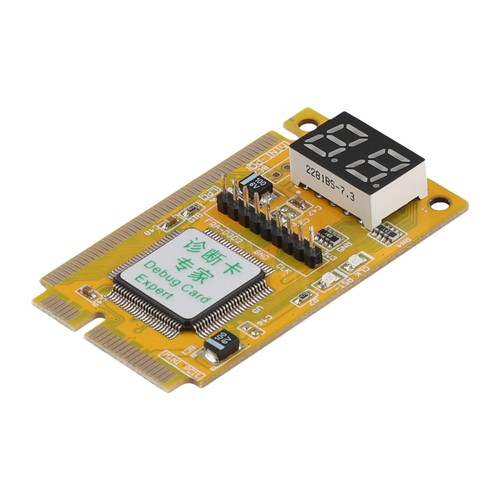 Notebook Diagnostic Card 2-Digit PCI/PCI-E LPC POST Analyzer Tester N6W55702