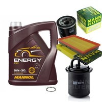 Inspektionspaket 5L Mannol Energy 5W-30 FüR Subaru Forester 2.0 X AWD Impreza