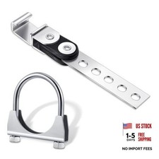 2 Pcs Swivel Style Exhaust Hangers Heavy Duty Muffler Hanger Universal 3 Inch