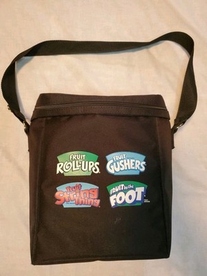 Vintage Fruit Roll Ups Gushers String Thing By The Foot Insulated Lunch Bag Sack