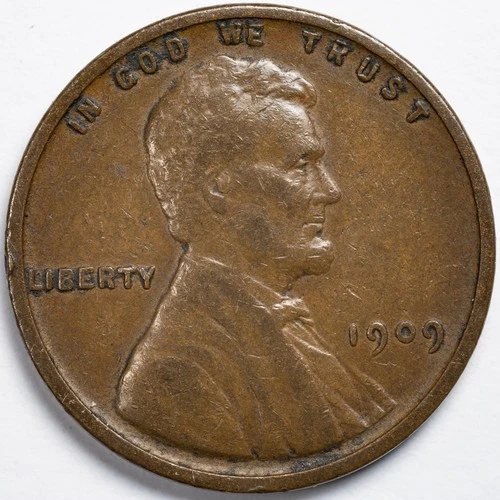 1909-P Lincoln Wheat Penny Cent Extremely Fine (XF)