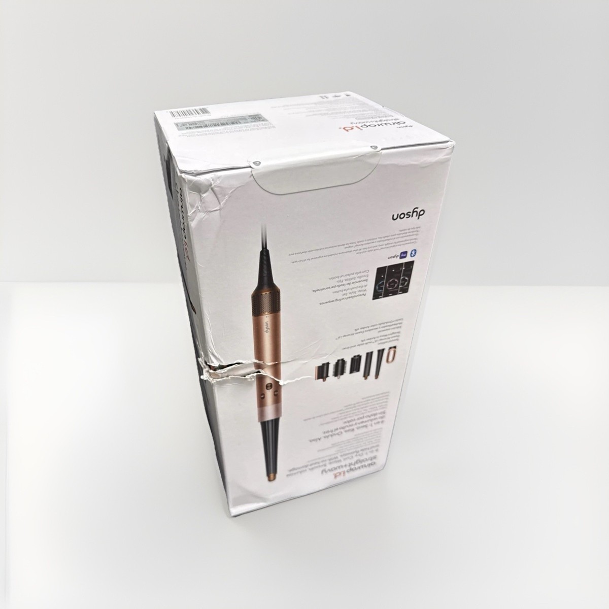 Dyson Airwrap i.d for Straight+Wavy Amber Silk -New Sealed