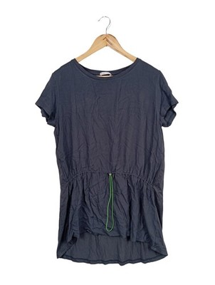 ZARA Tunikakleid Damen Kleid Gr. DE 36 blau Casual-Look