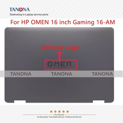 New For HP Omen 16-AM TPN-Q304 Back Cover Top Case A Shell Rear Lid No Logo