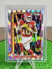 2025 Topps Chrome Football - Isiah Pacheco RayWave Refractor #149 Chiefs/Lions