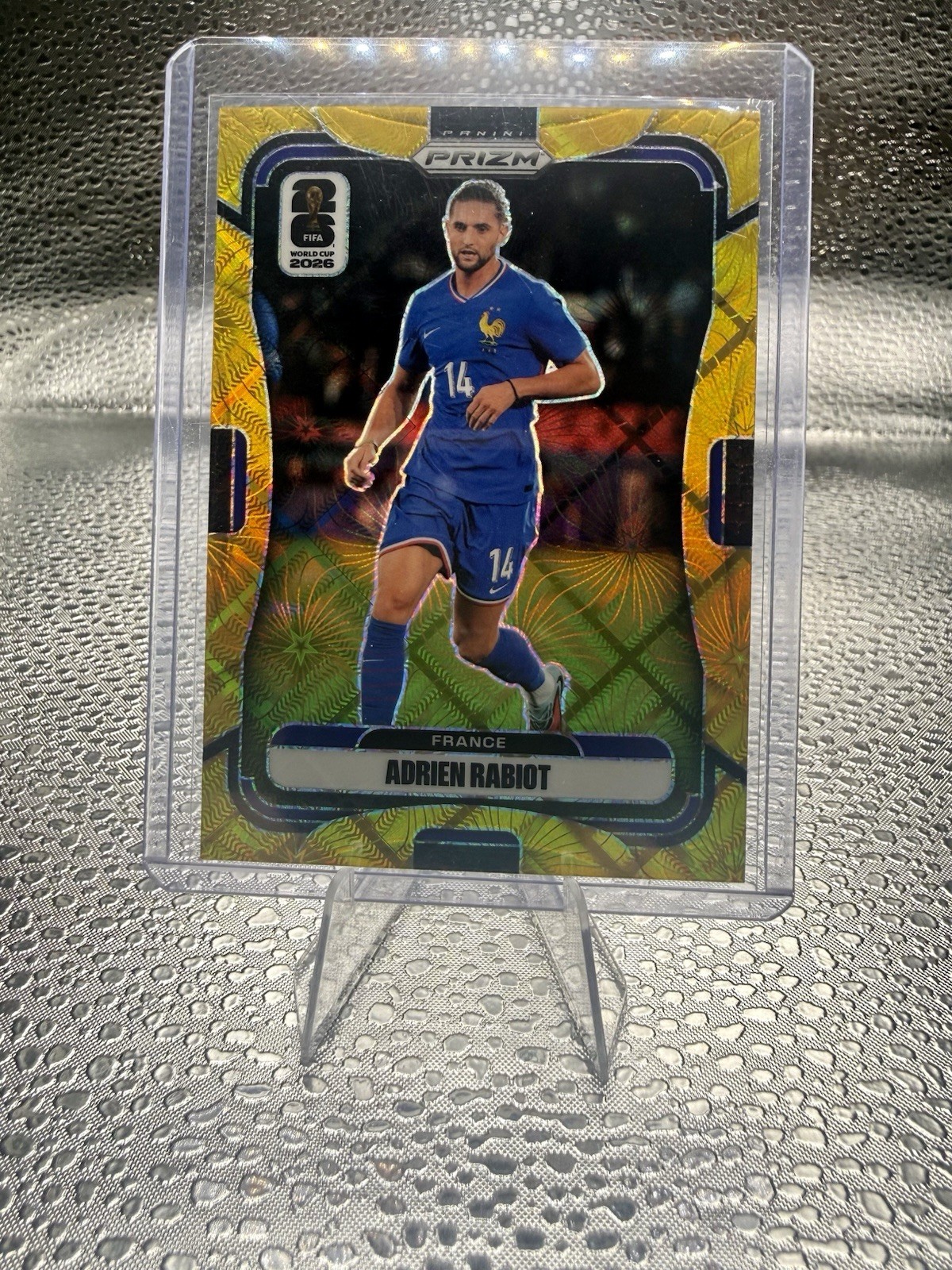 2026 Prizm FIFA World Cup Adrien Rabiot #38 Celestial Gold Lattice /10 🔥