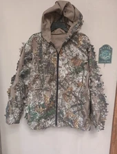 Cabelas Leafy Fabric Jacket ZonZ Woodlands  Zeek -M- REG. 49.99 Sale 19.99