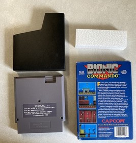 Bionic Commando NES - Cartridge, Sleeve, Foam & Box