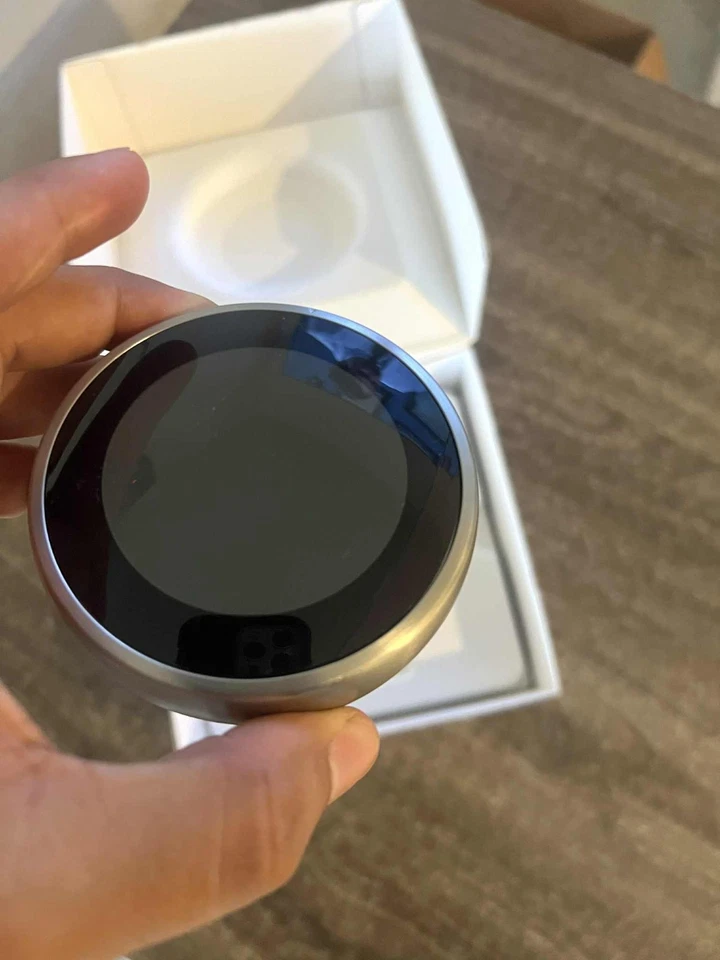 Google Nest Learning Thermostat Pro Stainless Steel T3008US OPEN BOX - Image 3 of 4