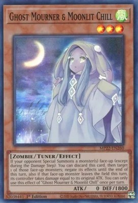 Ghost Mourner & Moonlit Chill - MP22-EN260 - Super Rare - 1st Edition - Near Min