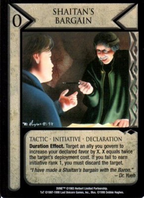 Shaitan's Schnäppchen - Thunder at Twilight - Dune CCG