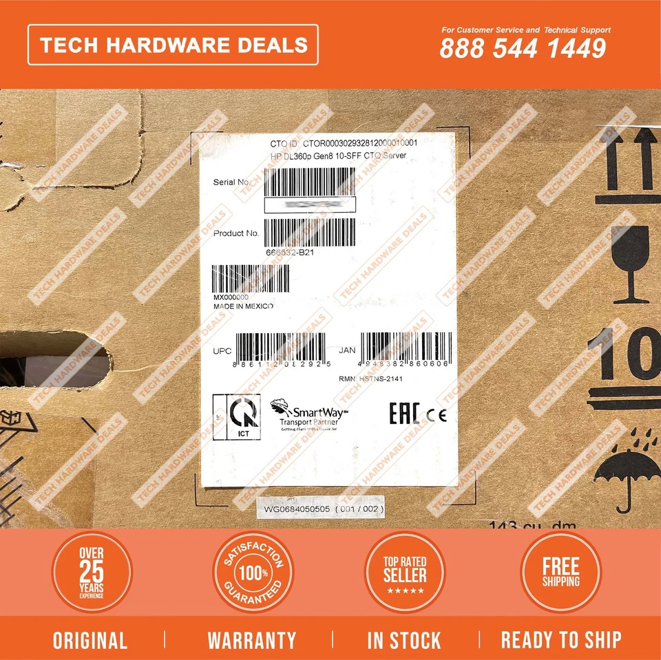 666532-B21  RETAIL BOX HP ProLiant DL360p Generation 8 - Image 2 of 2