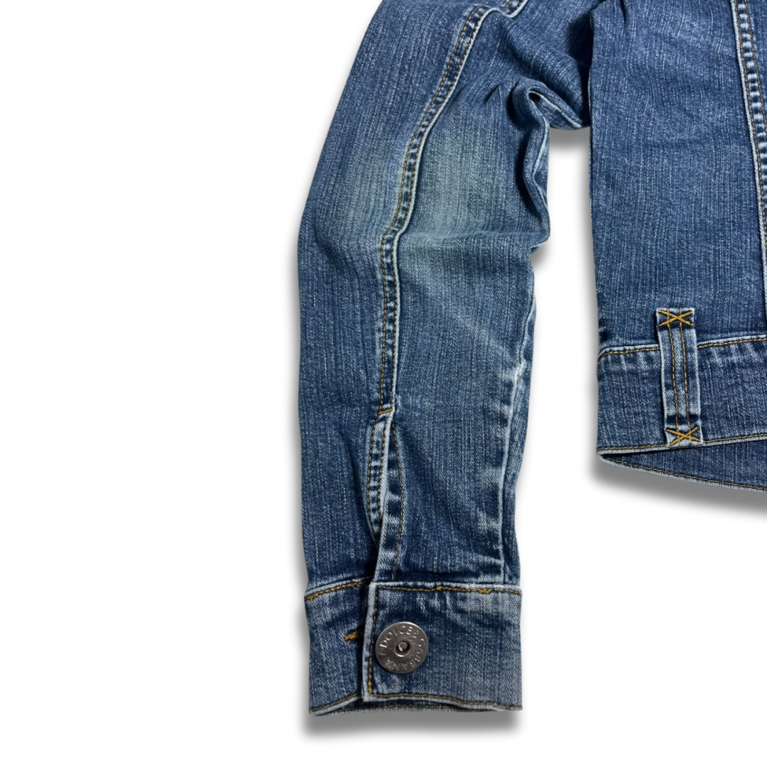 Rare Dolce & Gabbana D&G Women's Denim Jacket M Italy Crystal Logo