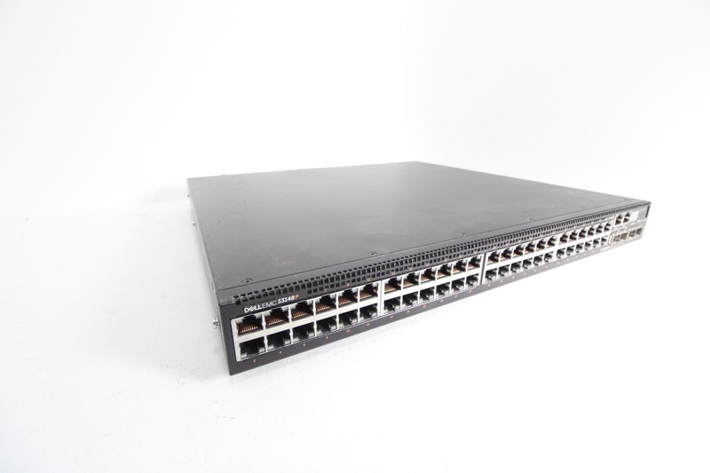 Dell EMC S3148P PowerSwitch 48-Port Ethernet PoE + L3 Managed Network Switch