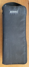 SPRINT Portable 15 Cassette Tape Travel Storage Holder Soft Nylon Black