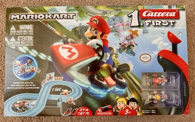 NIB Mario Kart Mario vs. Peach Carrera First Beginner Slot Car Racing Set