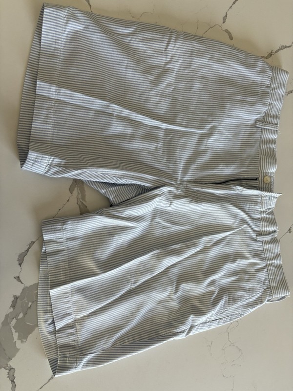 Polo Ralph Lauren Men’s 38 Seersucker Blue Shorts 9” Inseam