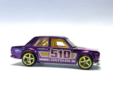 Hot Wheels New 71’ Datsun Bluebird 510 Metal Base Unspun 
