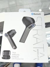 Strata Wireless Earbuds New In Box True Wireless With Charging Case.
