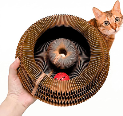 Interactive Cat Toy & Cardboard Cat Scratcher