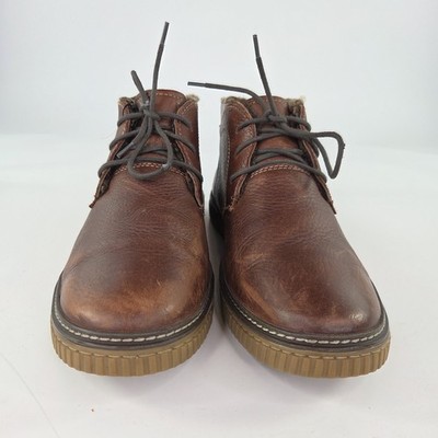 Johnston & Murphy Wallace Chukka Boots Brown Leather Men Size 12 M Johnston & Murphy Wallace Genuine Chukka Boot US 10.5 Brown  main image 4