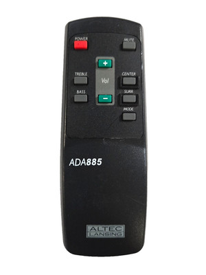 Original Altec Lansing ADA885 Computer Speaker Remote Control ADA105, ADA106